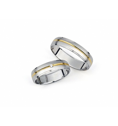 Lady - snubní prsteny z kombinovaného zlata
