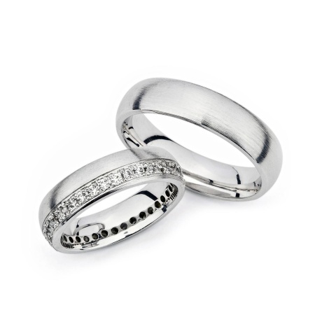 Zendaya - snubní prsteny z bílého zlata