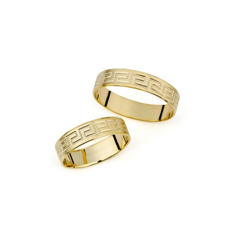 Aurelia - snubní prsteny ze žlutého zlata