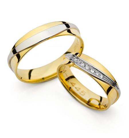 Leonie - snubní prsteny z kombinovaného zlata
