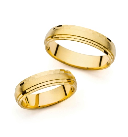 Halina - snubní prsteny ze žlutého zlata