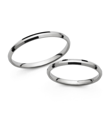 Jasmina - snubní prsteny z bílého zlata