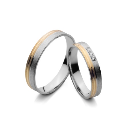 Jovanka - snubní prsteny z kombinovaného zlata