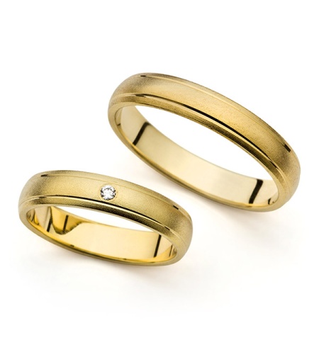 Nikita - snubní prsteny ze žlutého zlata