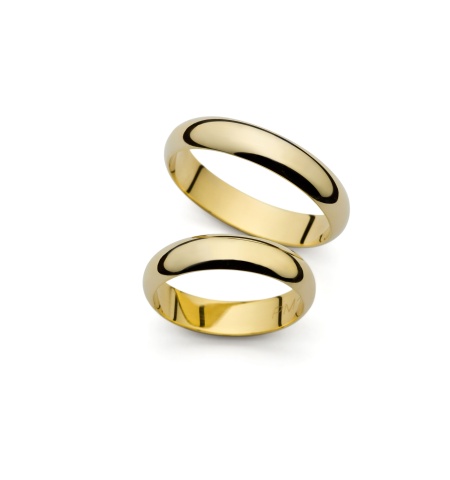 Abigail - snubní prsteny ze žlutého zlata