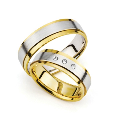 Julane - snubní prsteny z kombinovaného zlata