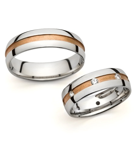 Rory - snubní prsteny z kombinovaného zlata