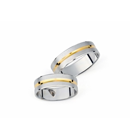 Hailey - snubní prsteny z kombinovaného zlata