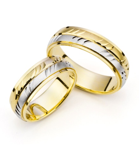 Sienna - snubní prsteny z kombinovaného zlata