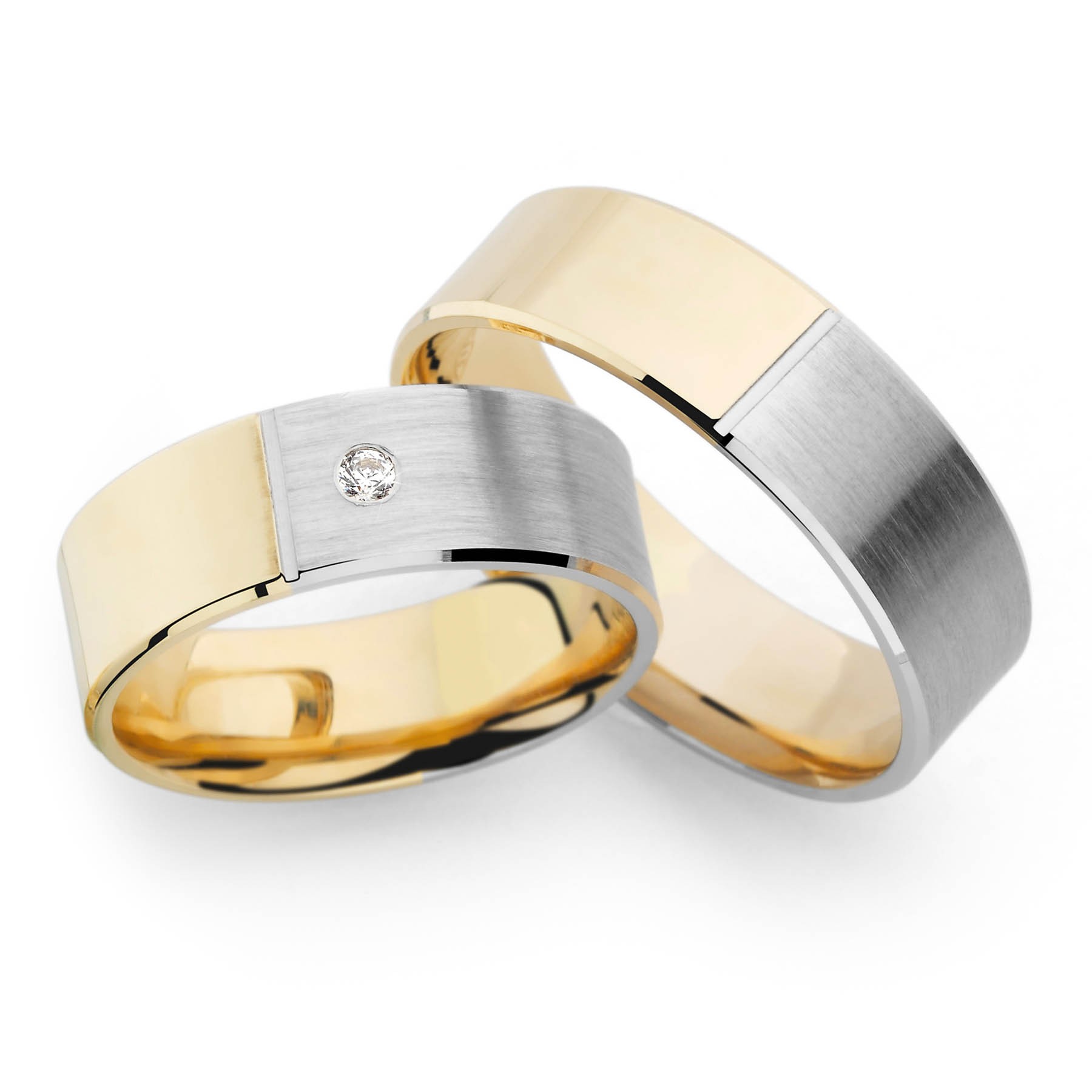 Atypické snubní prsteny ze zlata