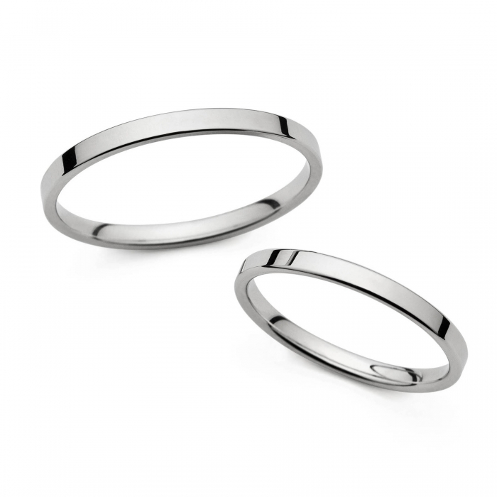Julietta - snubní prsteny z bílého zlata