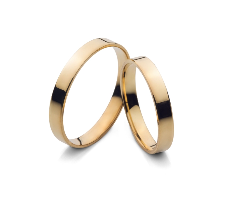 Nicoleta - snubní prsteny ze žlutého zlata