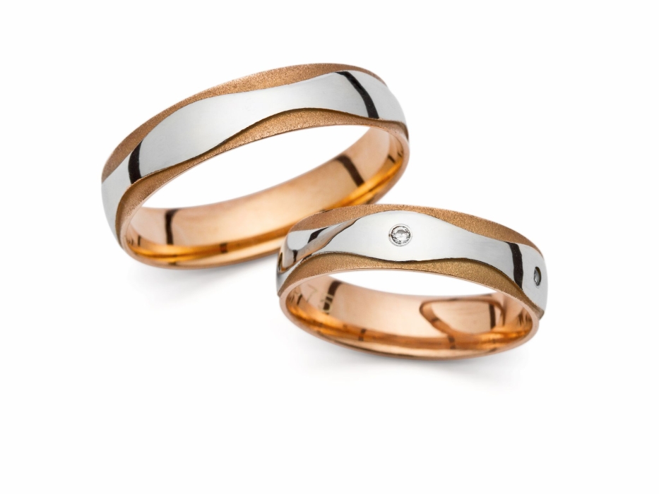 Augustine - snubní prsteny z kombinovaného zlata