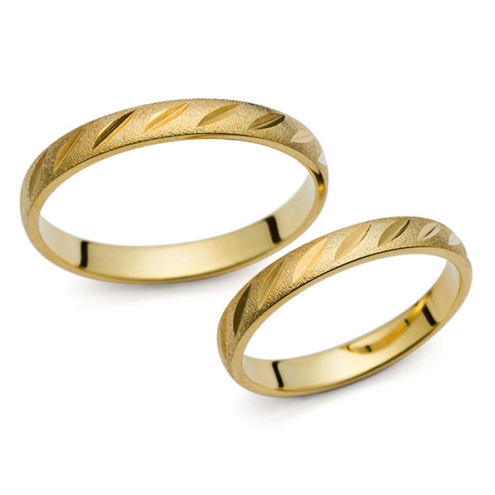 Sonia - snubní prsteny ze žlutého zlata