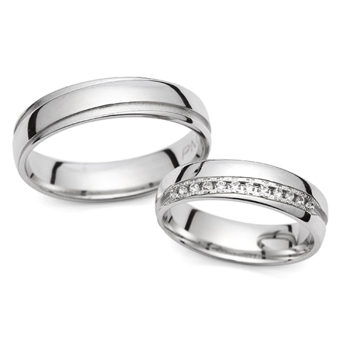 Roxana - snubní prsteny z bílého zlata