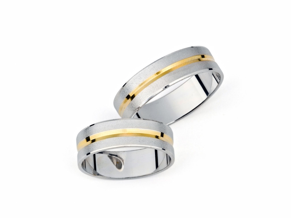 Hailey - snubní prsteny z kombinovaného zlata