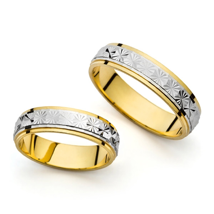 Bianca - snubní prsteny z kombinovaného zlata